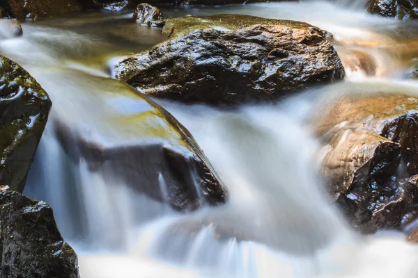 Cascada de la naturaleza en bosque profundo —  Fotos de Stock