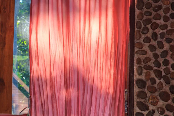 Pink curtain — Stock Photo, Image