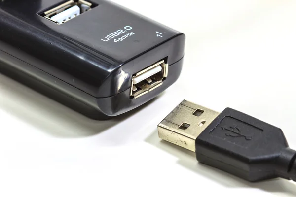 Кабель Usb ізольовано на білому — стокове фото