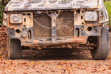 Kaza kaza hasarlı araç