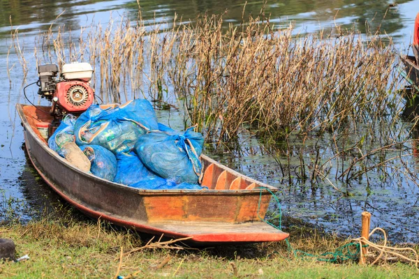 泰国渔夫的小船 — 图库照片