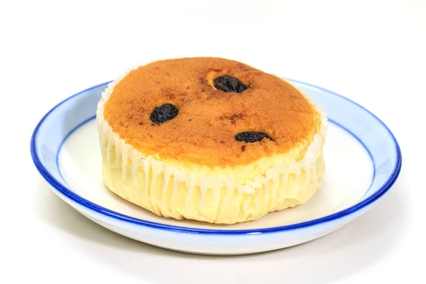 Pastel de esponja con grosellas — Foto de Stock