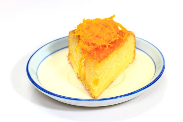 Slice of Victoria sponge cake — Stock Photo, Image