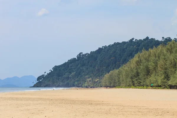 Spiaggia di sabbia e onda — Foto Stock