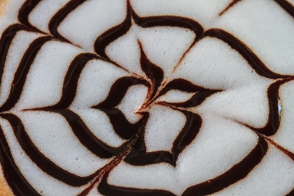 Close-up van cappuccino koffie — Stockfoto