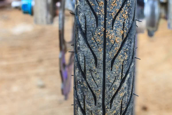 Motorcycle tire — Stock Photo, Image