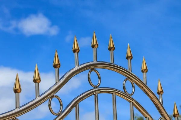 Stainless fence — Stock Photo, Image