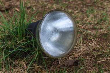 Bahçe üzerinde spotlight