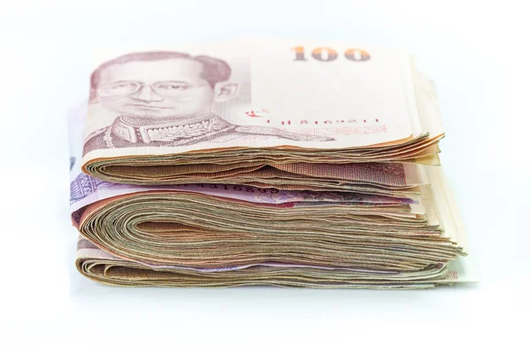 Thailändska baht sedlar — Stockfoto