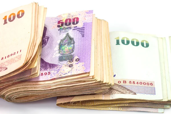 Banconote thailandesi Baht — Foto Stock