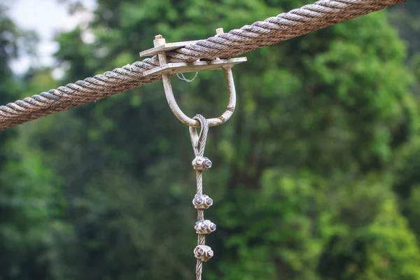 Sling bridge closeup — Stock Photo, Image