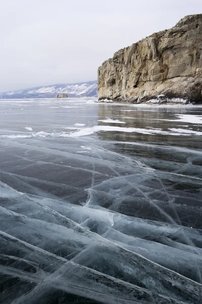 Lago Baikal en invierno, Rusia —  Fotos de Stock