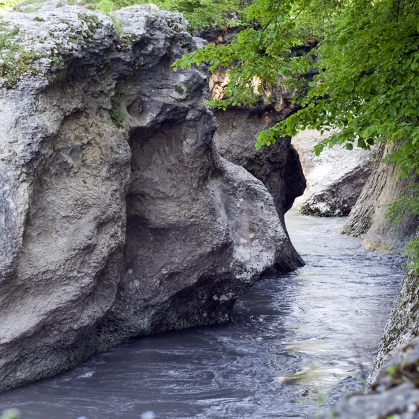 White River Gorge, República de Adygea, Rússia — Fotografia de Stock