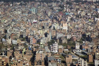 Katmandu - kentin genel görünümü