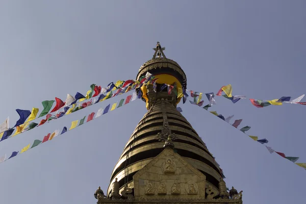 Swayambunath Stupa budista, Katmandú, Nepal —  Fotos de Stock