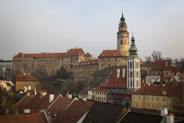 Historiska centret av Cesky Krumlov, Tjeckien (Unesco Worl Stockbild