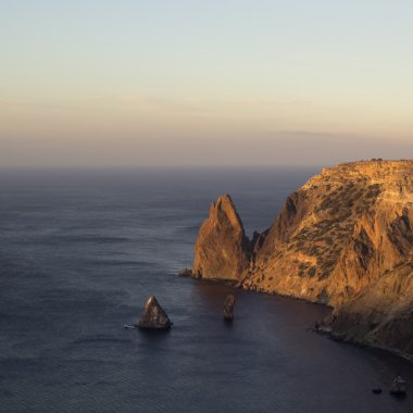 Cape Fiolent, Crimea kayalıklardan yakınındaki