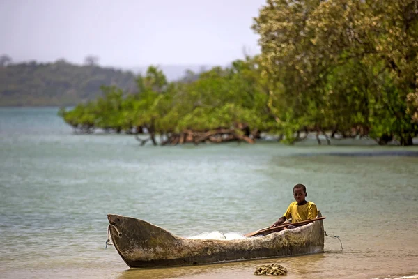 Afrikanischer Fischer — Stockfoto