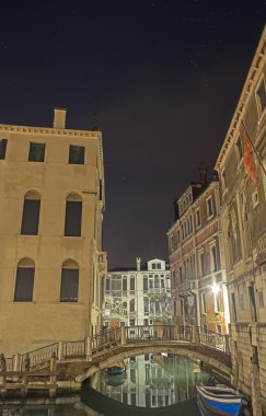 güzel bir gece Venedik manzarası
