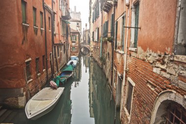 Venedik kanallar üzerinde Cityscapes