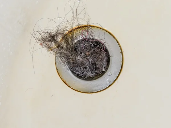 Заглушка заполнена волосами — стоковое фото