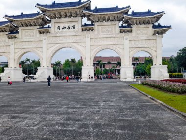 TAIPEI, TAIWAN - 21 Mart 2021: Myanmar cemaati Burma 'daki askeri darbeye karşı Taipei' de protestolar düzenledi