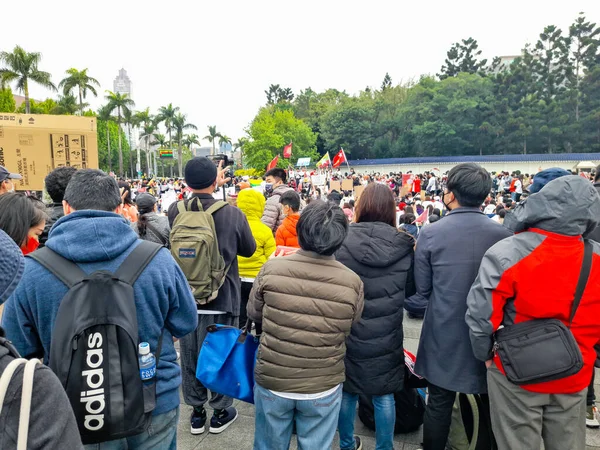 Taipei Taiwan Março 2021 Protestos Comunidade Mianmar Taipé Contra Golpe — Fotografia de Stock