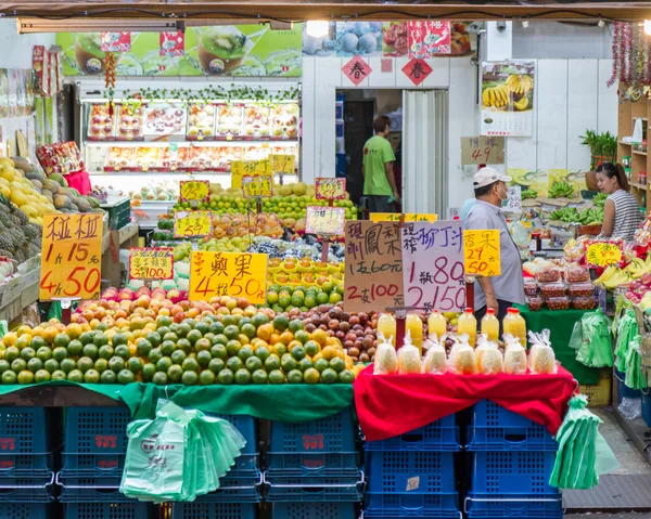 Mercado tradicional en la ciudad de New Taipei — Foto de Stock