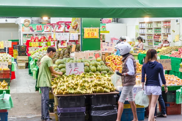 Traditional market in New Taipei City — Stock Photo, Image