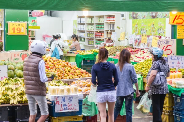 Traditional market in New Taipei City — Stock Photo, Image