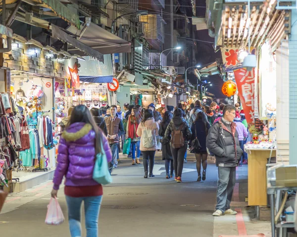 Avondmarkt in Taipei — Stockfoto