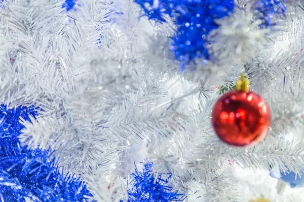 Closeup of decoration on Christmas tree — Stock Photo, Image