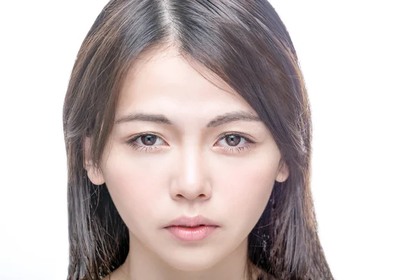 Retrato de mulher chinesa pele clara — Fotografia de Stock