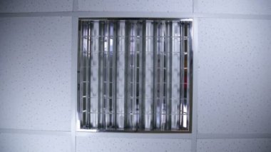 Banka floresan ışıkları