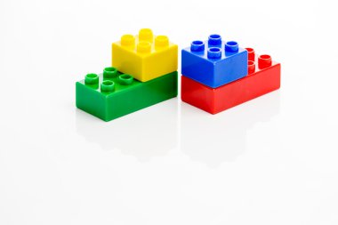 renkli plastik tuğla