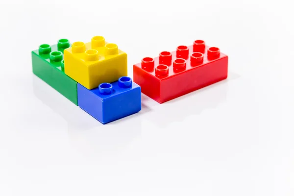 Ladrillos de plástico coloridos — Foto de Stock