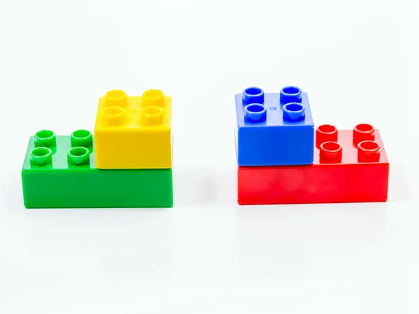 Ladrillos de plástico coloridos — Foto de Stock