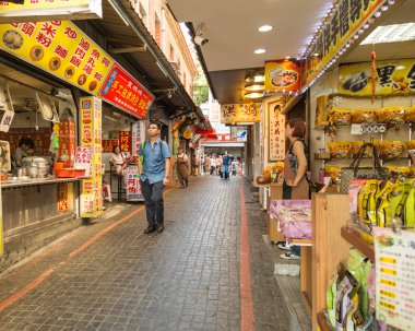 Sokak satıcıları ve Danshui alışveriş, alışveriş