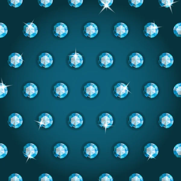 Mavi yuvarlak kristalleri ile sorunsuz arka plan