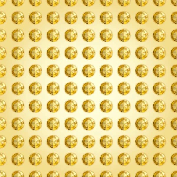 Altın yuvarlak kristalleri ile sorunsuz arka plan