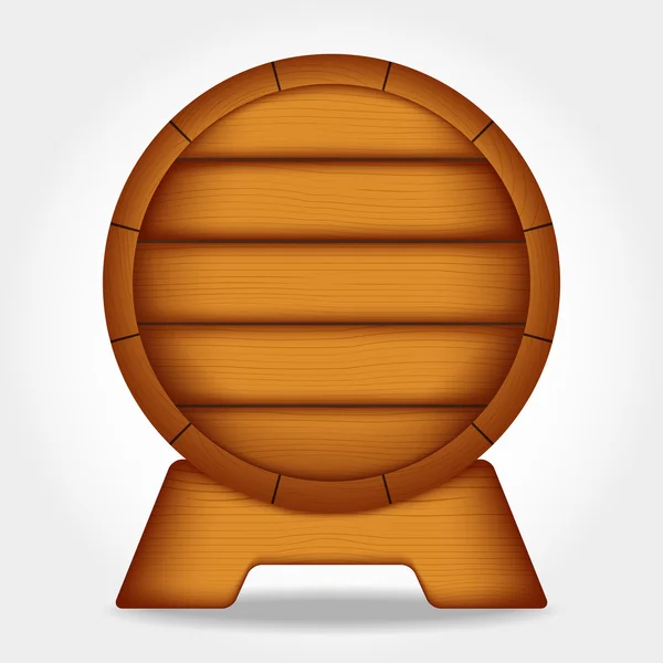 Standlı ahşap varil