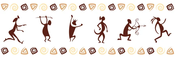 Komik Mağara resimlerini içeren deseni