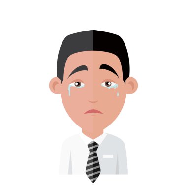 Emotion Avatar Man Crying Success