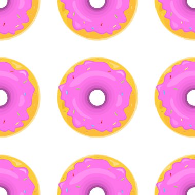 Çörek sorunsuz arka plan doku deseninin