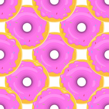 Çörek sorunsuz arka plan doku deseninin