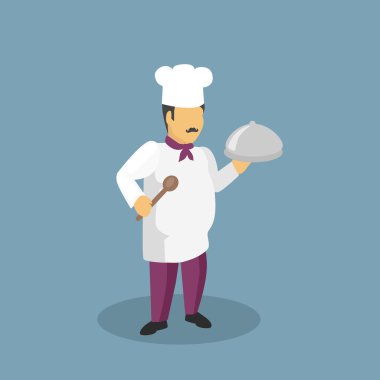 Profession Cooks Karakter Tasarımı Düz