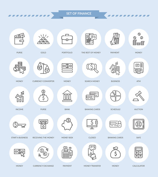 Set of Finance Icons