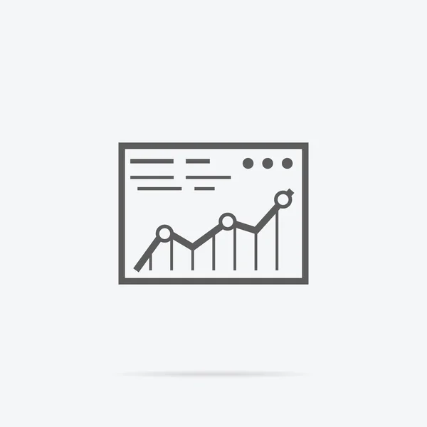 Analysis Stock Exchange Rates on Monitors — Stok Vektör