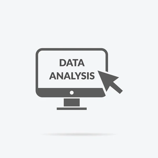 Analyse des données marketing, analyse des statistiques — Image vectorielle