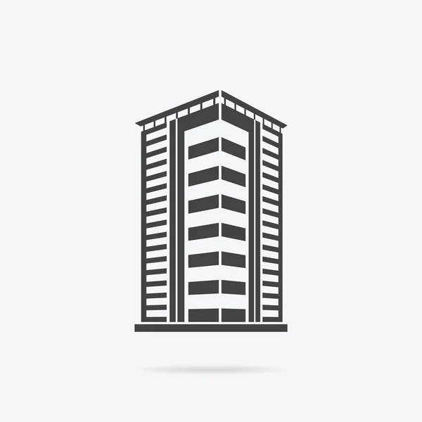 摩天大楼房屋建筑图标 — 图库矢量图片